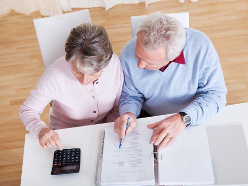 Is pension splitting worth it for a retired couple making about $70,000 annually?