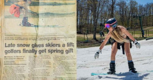 Michigan Woman Recreates Iconic Bikini Ski Photo 29 Years Later