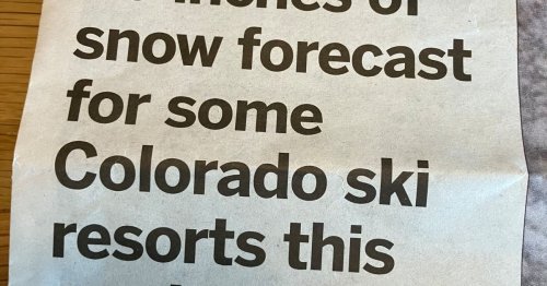 Colorado, NM Get Snowed Under