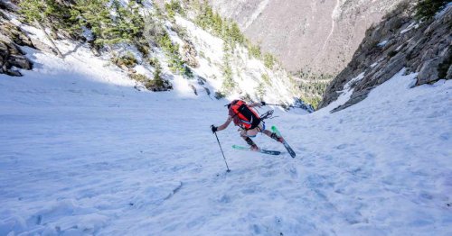 Local Wasatch Skier Descends Y Not Couloir Completely Naked