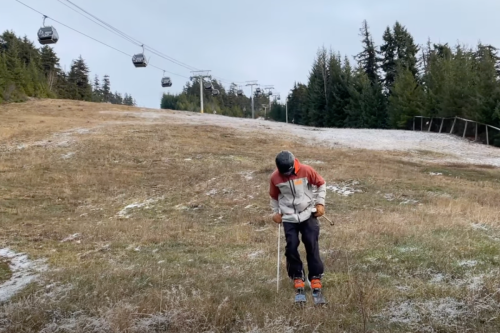 Whistler Skier Gets Real: "We Need Snow"
