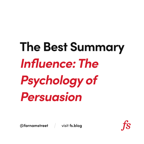 The Best Summary of Influence: The Psychology of Persuasion