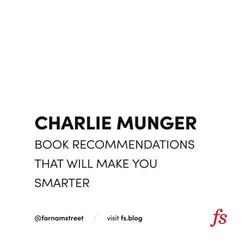 Charlie Munger: 20 Book Recommendations That will Make you Smarter
