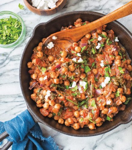 From Mediterranean Chickpea Spinach Stew to The Flakiest Scallion Pancakes: Our Top Eight Vegan Recipes of the Day!