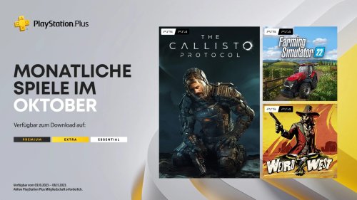 PlayStation Plus - Hier sind die PS+ Games für den Oktober 2023