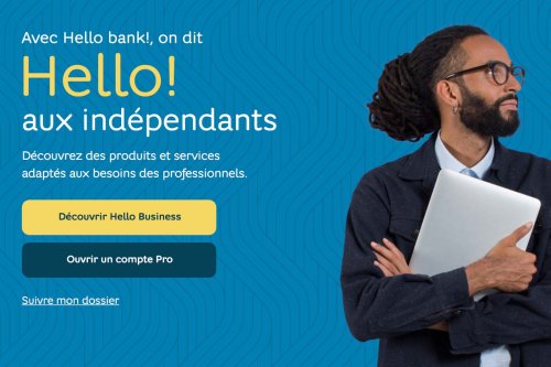 A partir de 10,90€ HT par mois, Hello Business est le compte idéal pour les indépendants