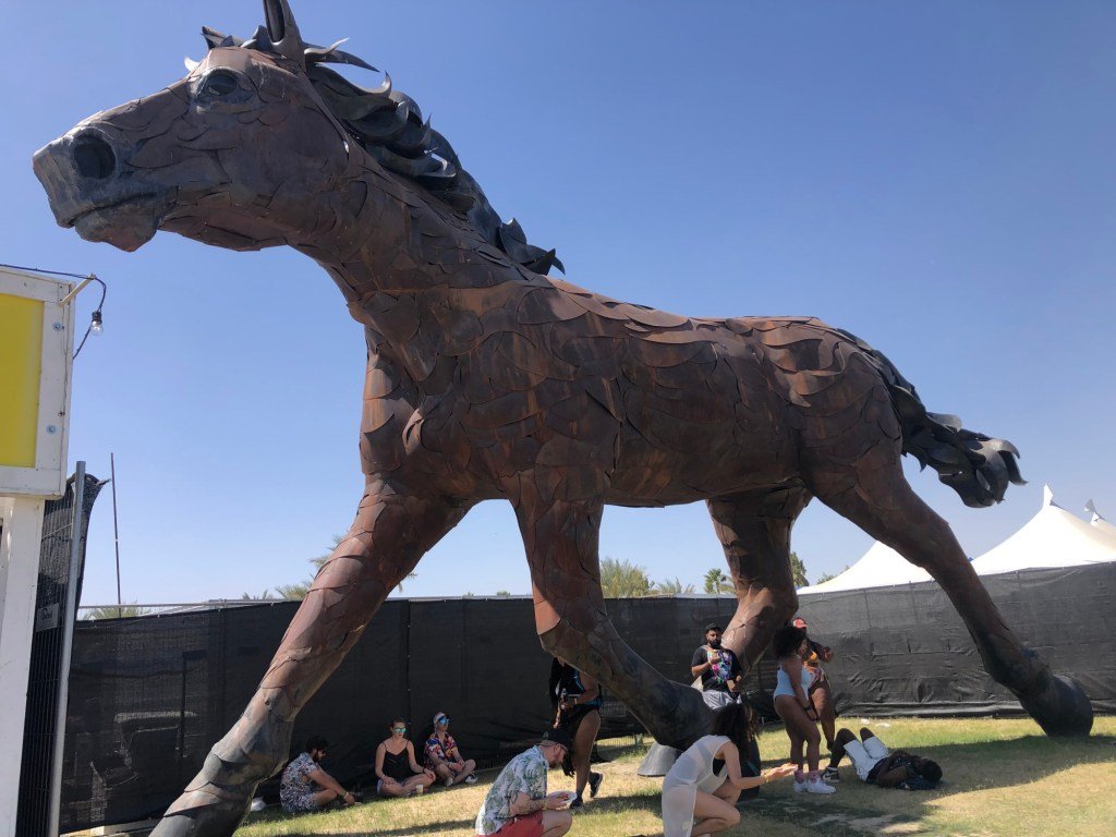 Coachella 2022: This horse sculpture is for the die-hard Coachella crowd