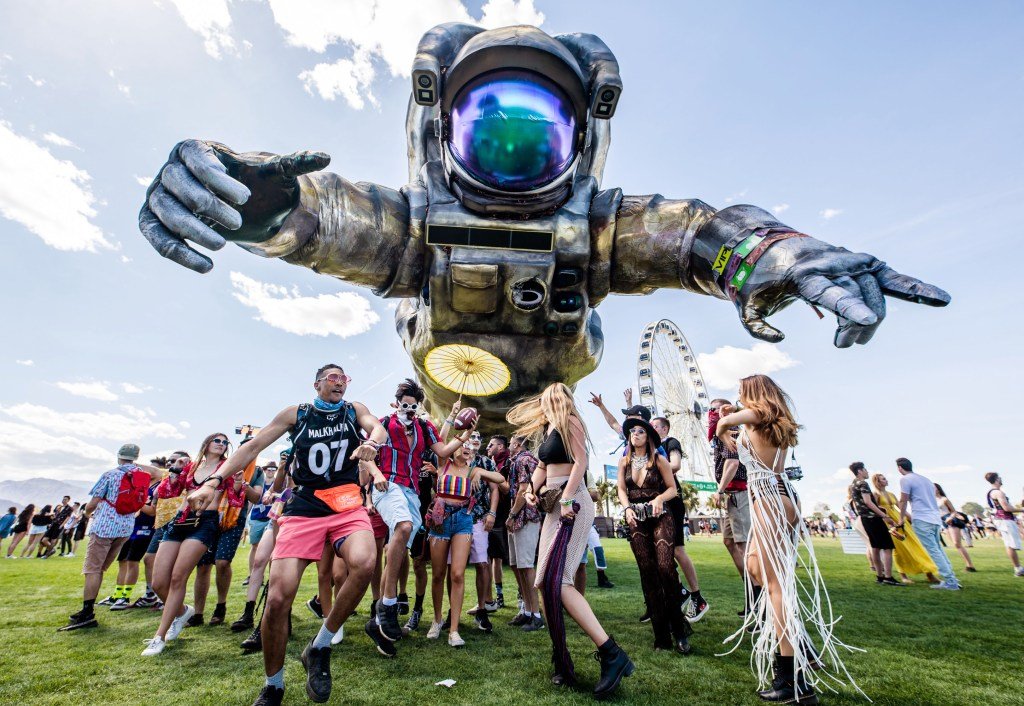 Coachella’s astronaut has returned, go behind the scenes with how Poetic Kinetics brought it back