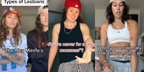 What is a 'Hey Mamas lesbian' and why is it so popular on TikTok?