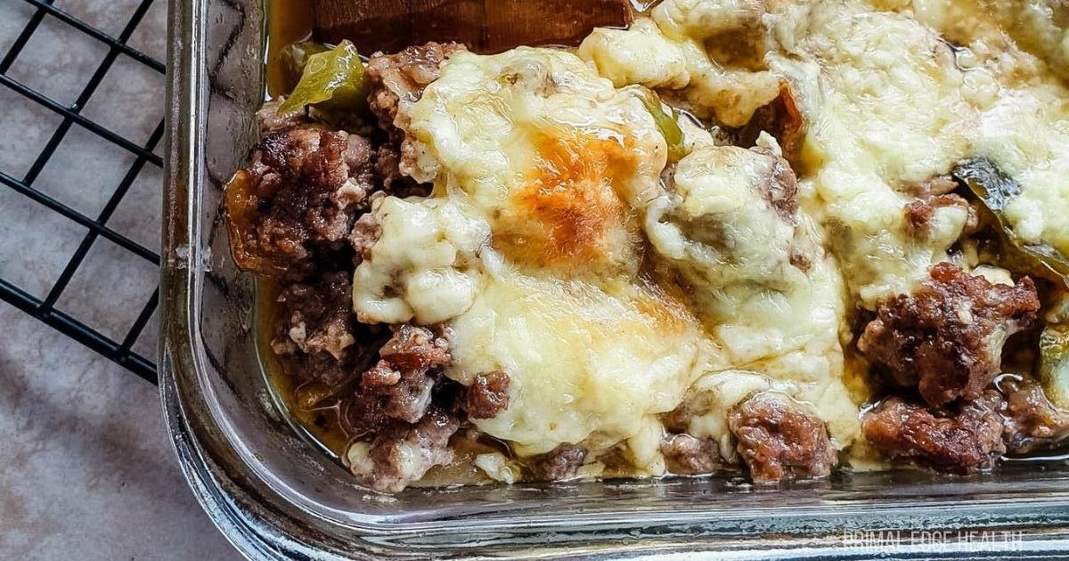 Philly Cheesesteak Casserole