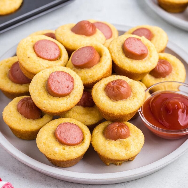 Mini Corn Dog Muffins