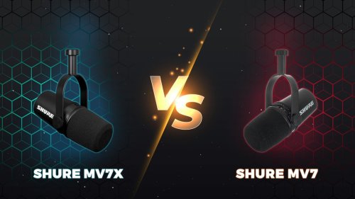 Shure MV7 vs MV7X (Key Differences & Which To Get)