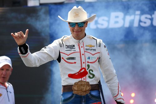 Carson Hocevar’s Dale Earnhardt Sr. Truck Turns Heads at Rockingham as He Playfully Dodges NASCAR Wreck Drama
