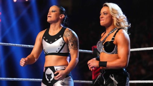 Zoey Stark and Shayna Baszler With Identical Reactions to Rhea Ripley Seemingly Adding Herself to the Women’s Championship Match at WrestleMania