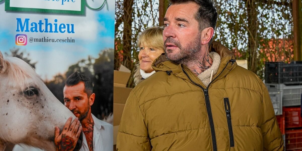 L’amour est dans le pré : Mathieu Ceschin déboule sur le plateau des speed-dating, accompagné de son fils Ezio