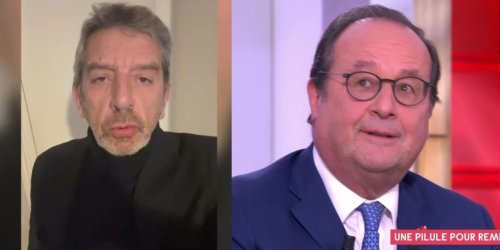 C à vous : Michel Cymes taquine François Hollande sur son activité physique et ses "6000 pas par jour", l'ancien président lui répond avec humour (VIDEO)