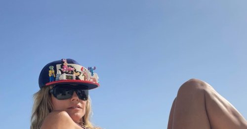 Hot: Heidi Klum po-siert im knappen Bikini