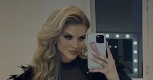 Schlager-Stars im Transparent-Look: Pia-Sophie im durchsichtigen Dress