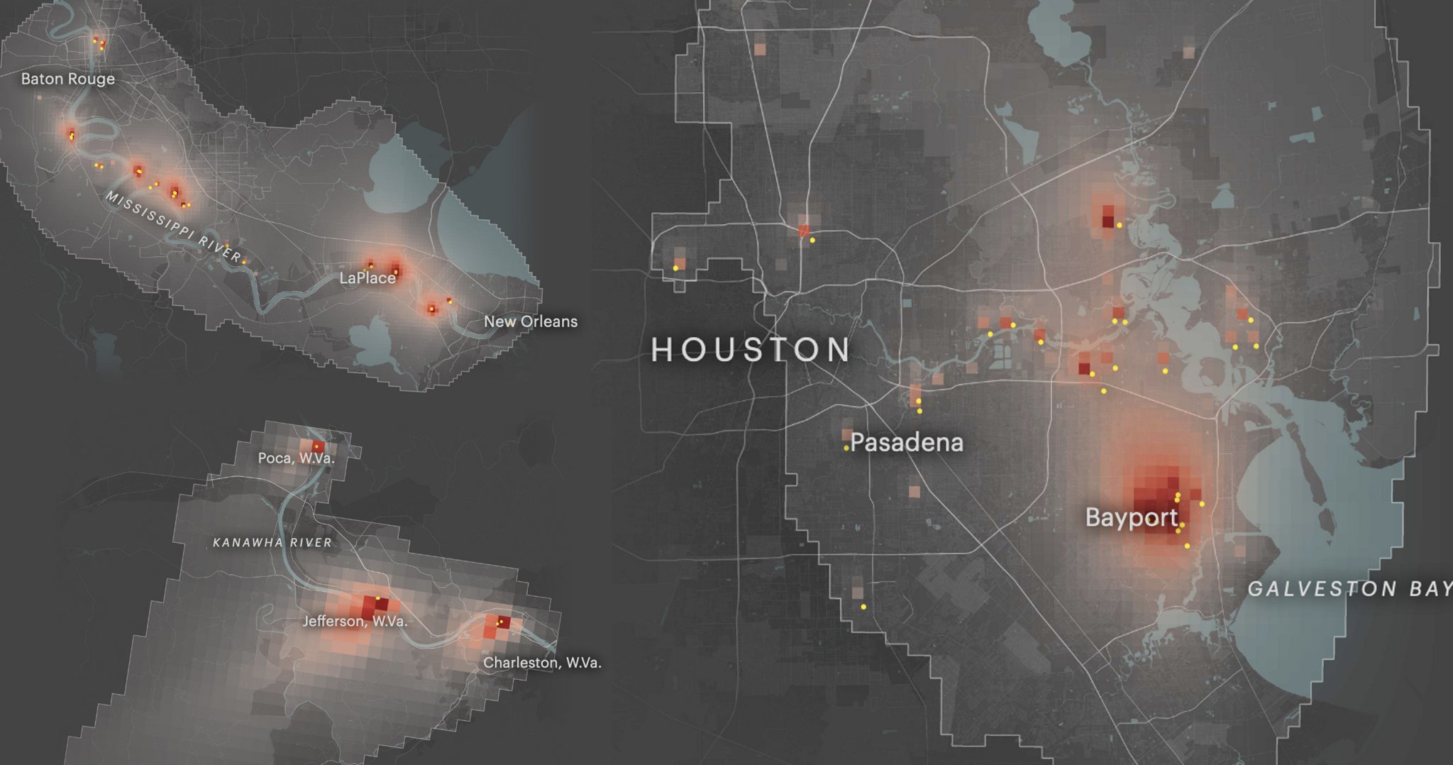 The Most Detailed Map of Cancer-Causing Industrial Air Pollution in the U.S.
