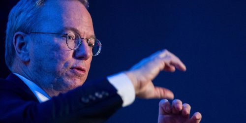 Inside Eric Schmidt’s push to profit from an AI cold war with China