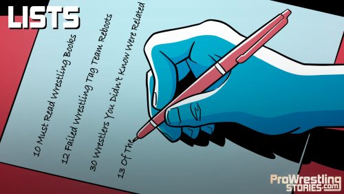 Lists: Listicle-style pro wrestling stories - cover