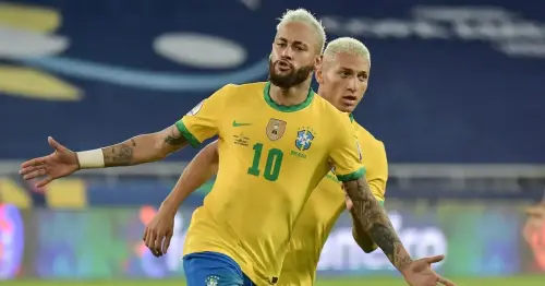 Neymar treating the Copa as a game of FIFA Street, as three tacklers found out - Planet Football