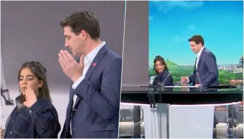 "Je suis trop chaude", Inès Reg surprend en plein JT et regrette son choix de pantalon