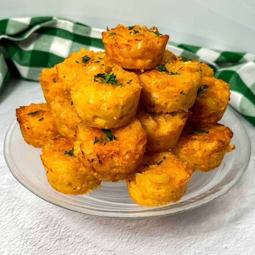 Ultimate Three-Cheese Mac & Cheese Bites