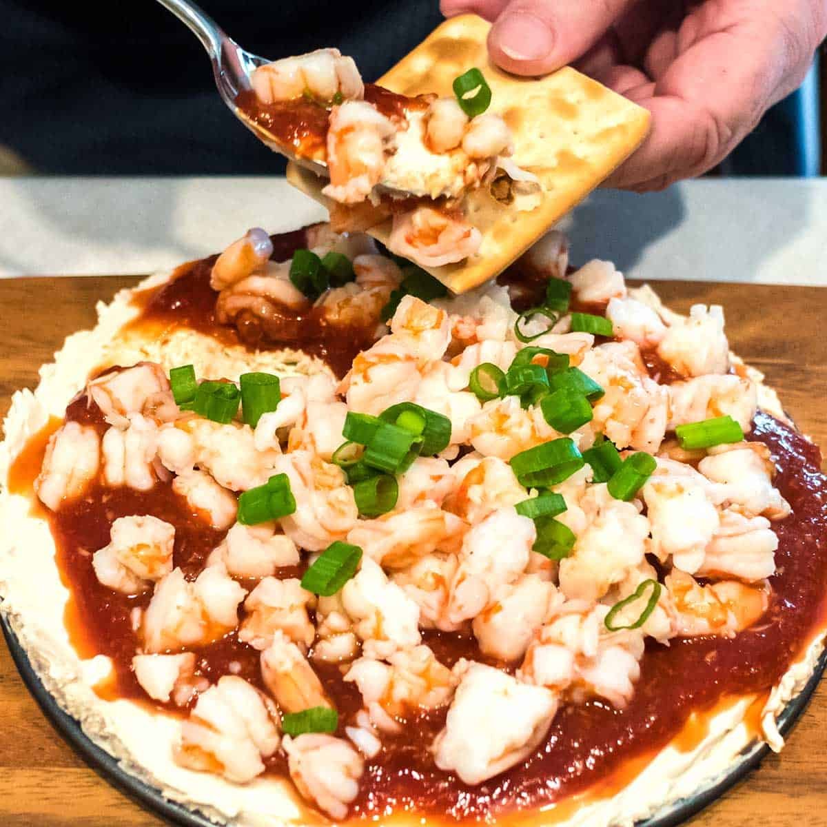 Layered Shrimp Cocktail Dip - Perfect Appetizer