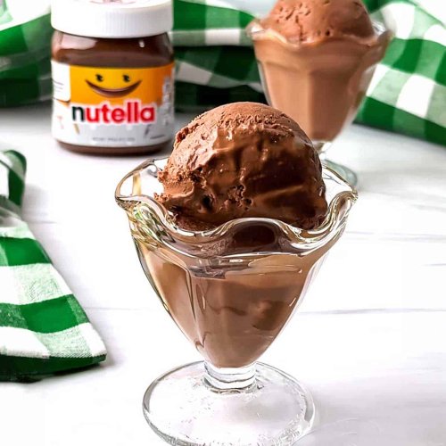 Viral TikTok Chocolate Nutella Cottage Cheese Gelato
