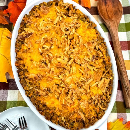 Green Bean Stuffing Casserole