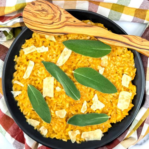Easy Creamy Pumpkin Risotto