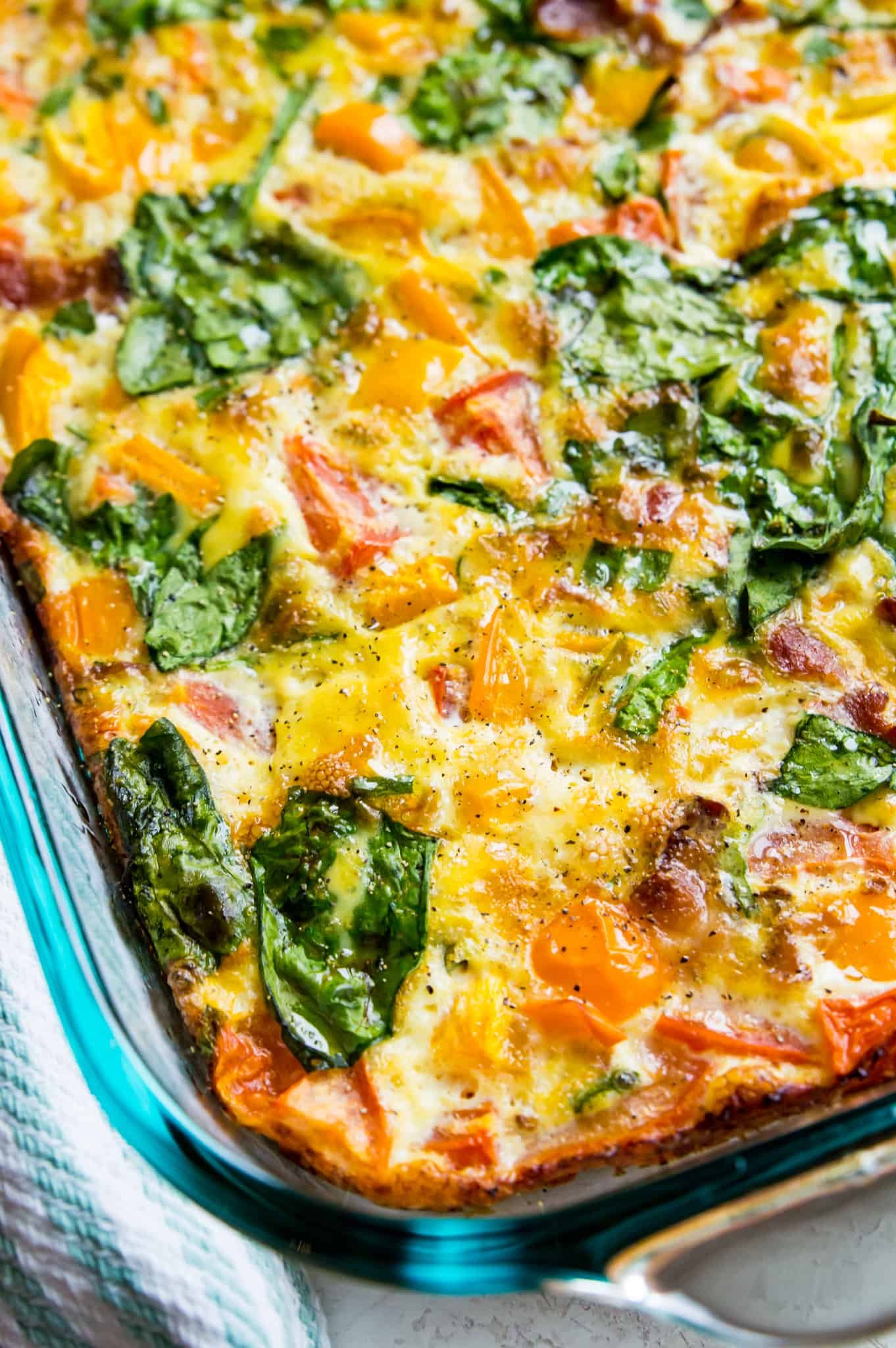 Bacon and Vegetable Egg Casserole