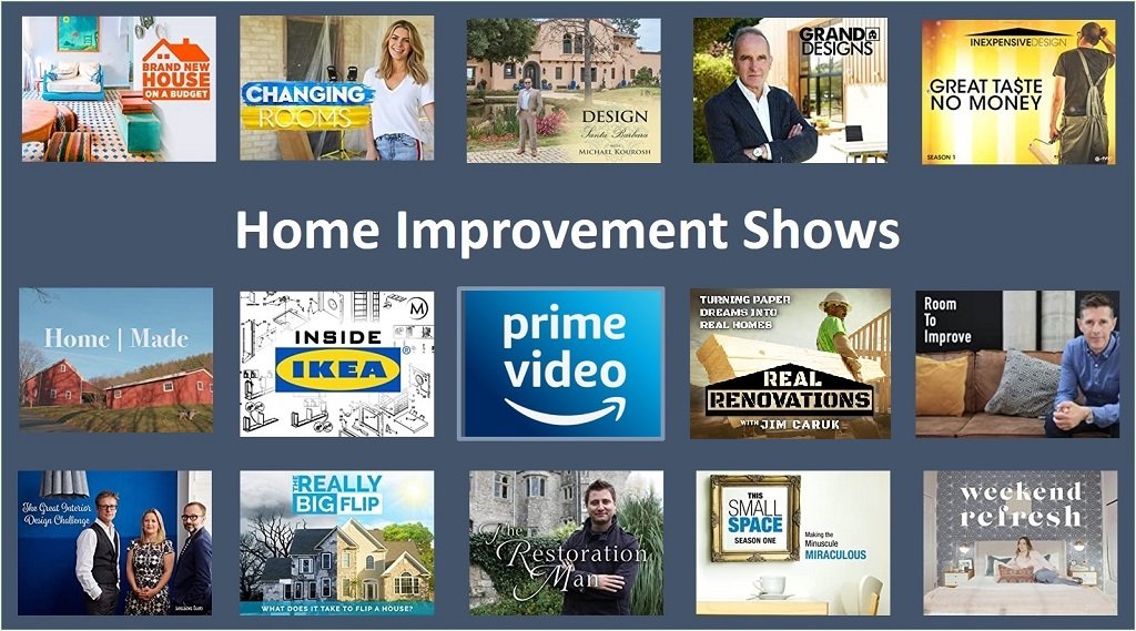 Home Improvement Shows on Amazon Prime: November 2022