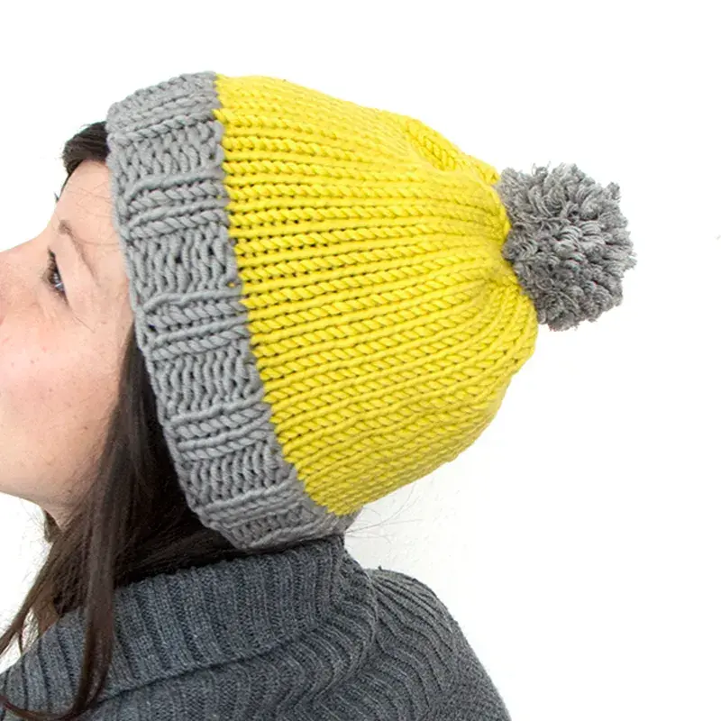 How to knit a bobble hat