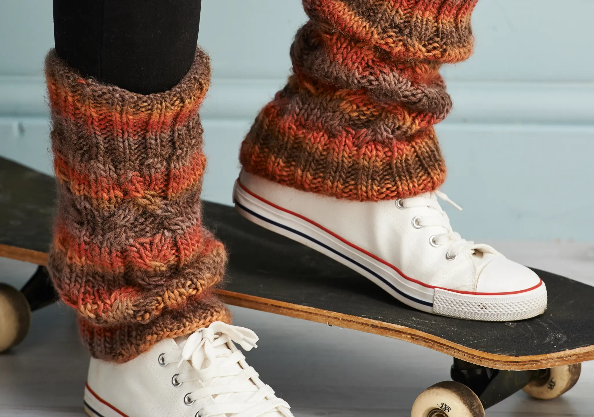 How to knit leg warmers