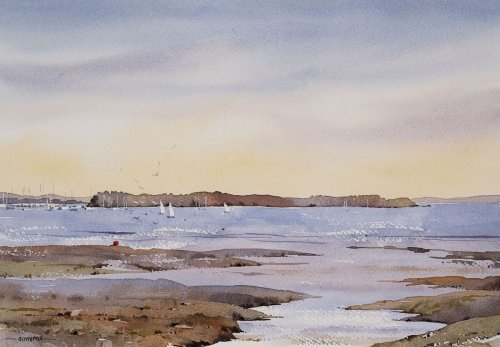 How to paint a watercolor landscape