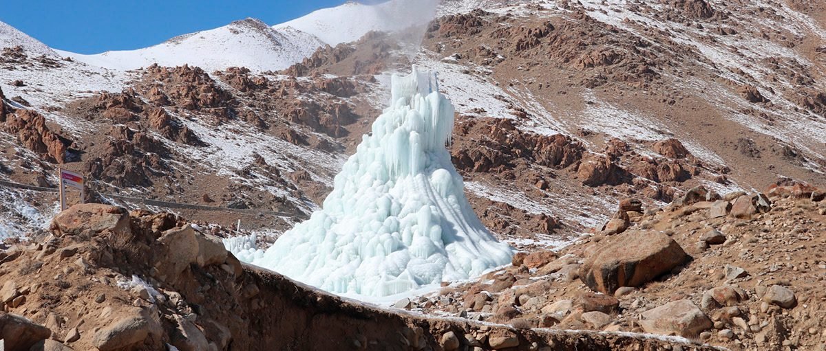 Ice stupas: The artificial glaciers helping combat the effects of climate change