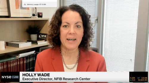 Holly Wade de NFIB explica por qué el optimismo de las pequeñas empresas aumentó 2.1 puntos en junio.