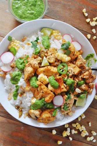 Vegan Spicy Jalapeno Tofu Bowls