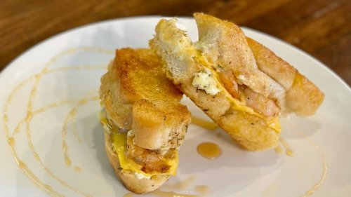 Cajun Shrimp Puts This Grilled Cheese Over the Top!