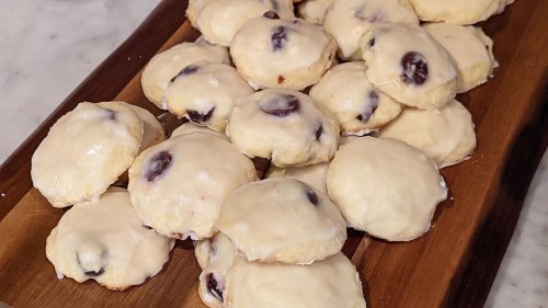 Lidia Bastianich's Ricotta-Cherry Cookies are Moist, Easy + Delicious