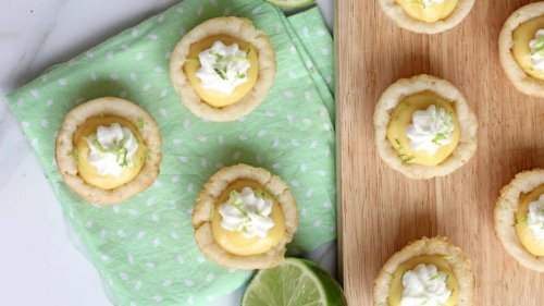 These Adorable Mini Key Lime Pies Have a Sugar Cookie Crust
