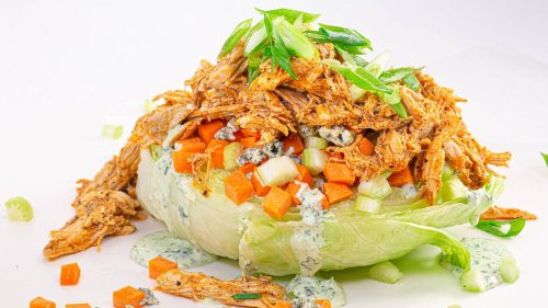 Crave-Worthy Salad: Rach's Buffalo Chicken Salad In Iceberg "Bowl"