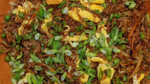 Vegetable Fried Rice with Hoisin Sauce Is a Fast Side or Main Dish