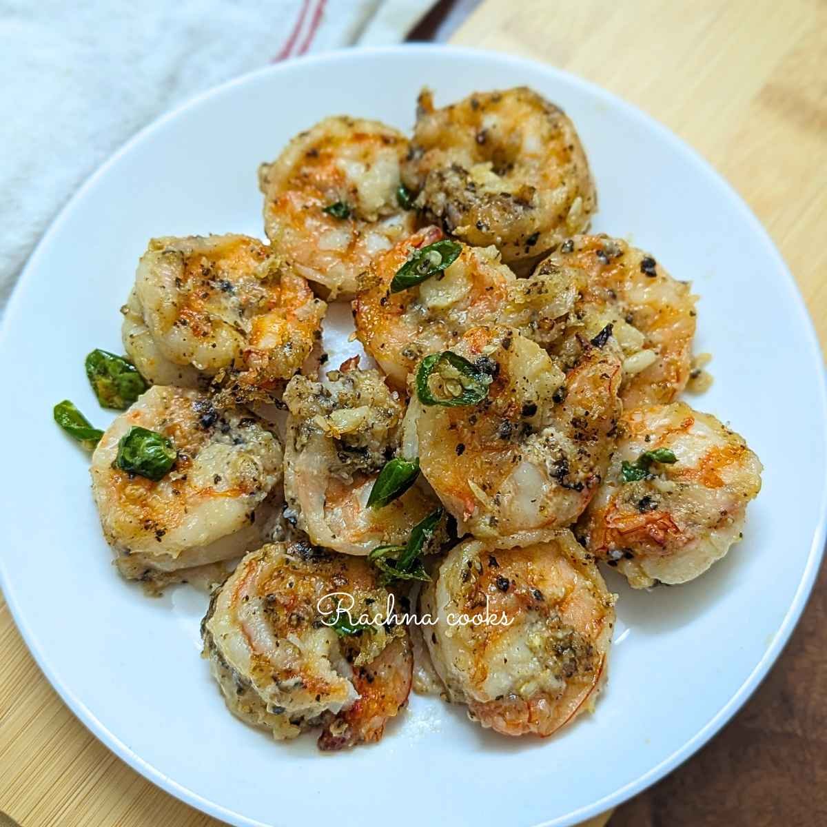 Salt and Pepper Shrimp in Air fryer