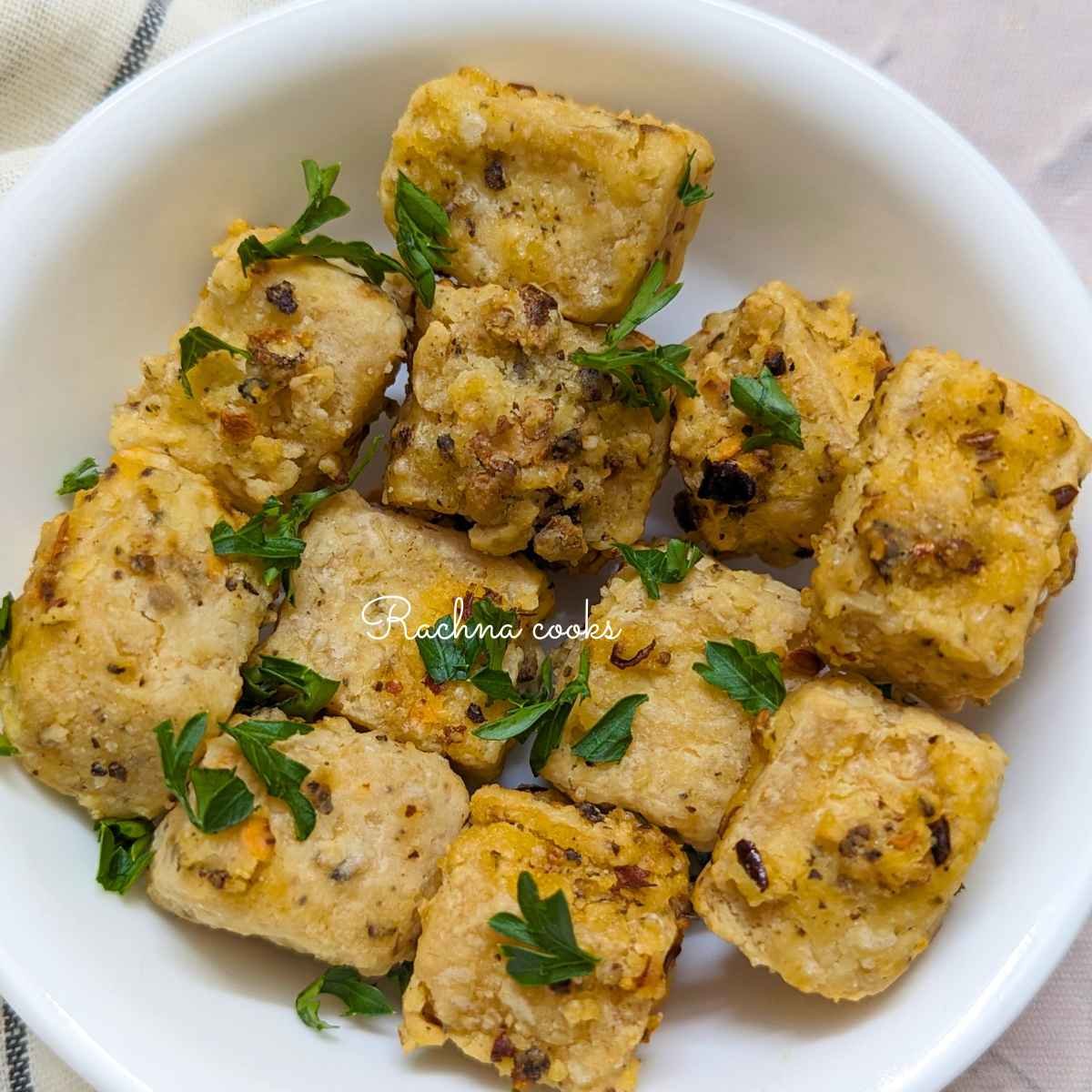 Salt and Pepper Tofu in Air fryer