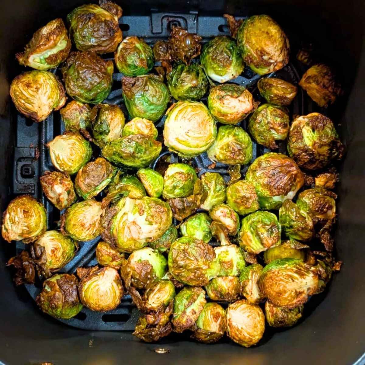 Air Fryer Brussels Sprouts with Balsamic