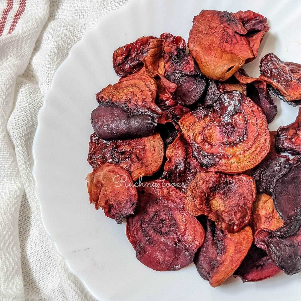 Air fryer Beet Chips