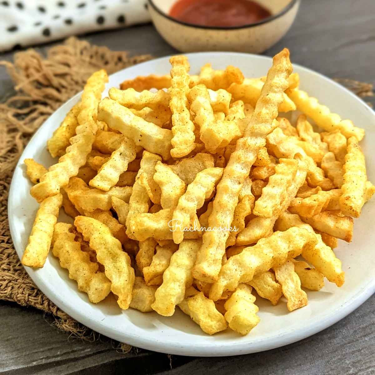 Air fryer Crinkle Cut Fries